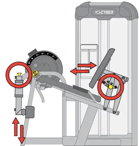 Cybex International 21050-999-4 AD Prestige Leg Extension 18
