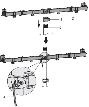 V I V O-STAND-V003E-Triple-Monitor-Desk-Stand-FIG-4