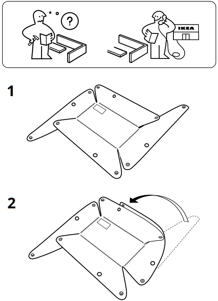 IKEA 203 439 12 PUDDA Corbeille 28x28x23 cm - overview 1