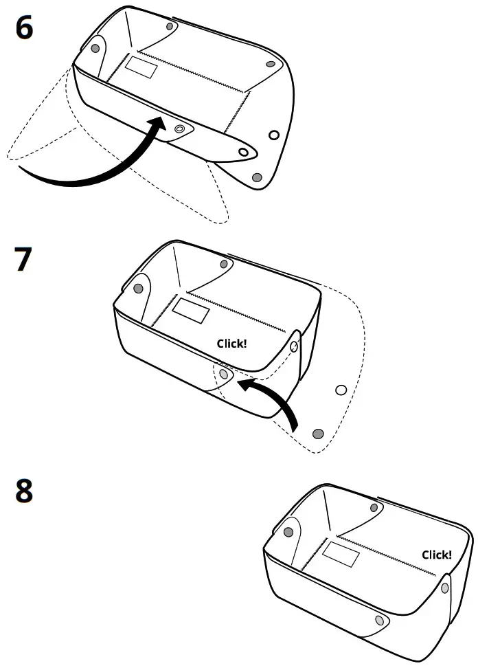 IKEA 203 439 12 PUDDA Corbeille 28x28x23 cm - overview 3