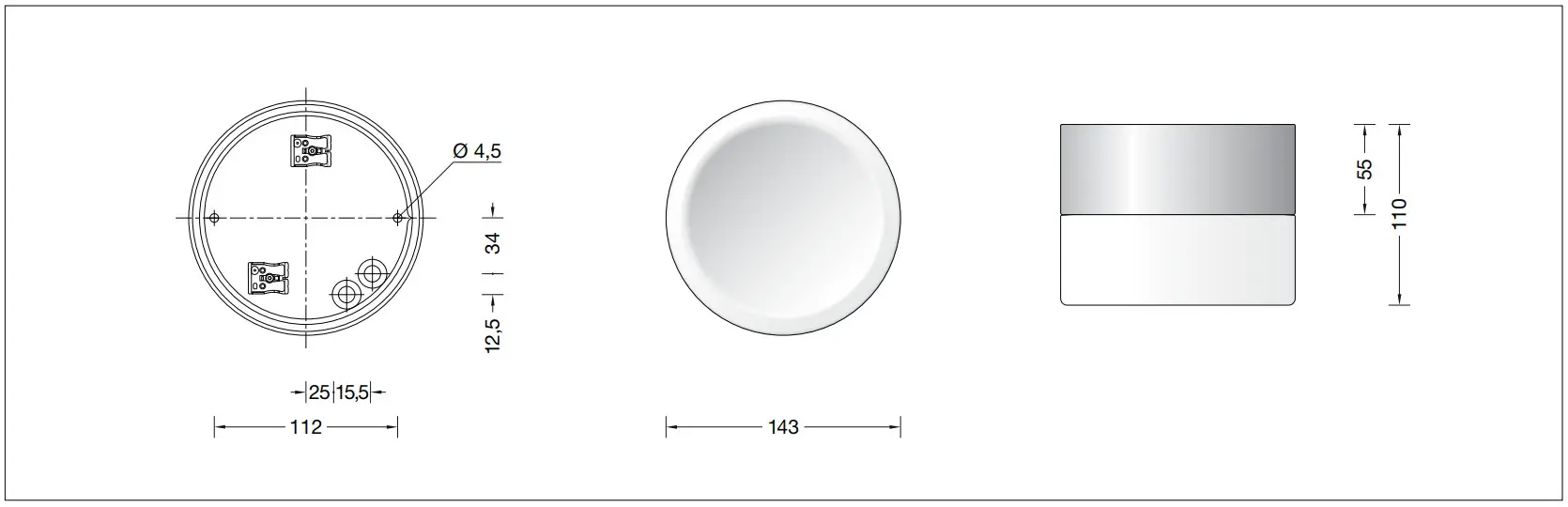 BEGA 23 967.1 Indoor Ceiling Luminaire - overview