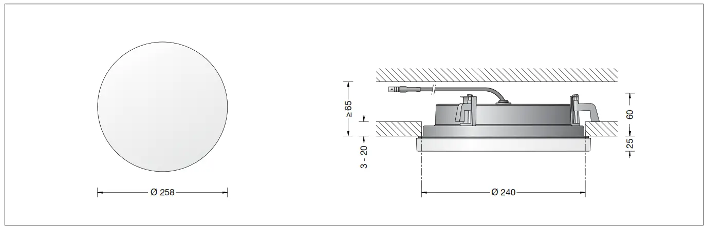 BEGA 50528 LED Recessed Luminaire - Fig1