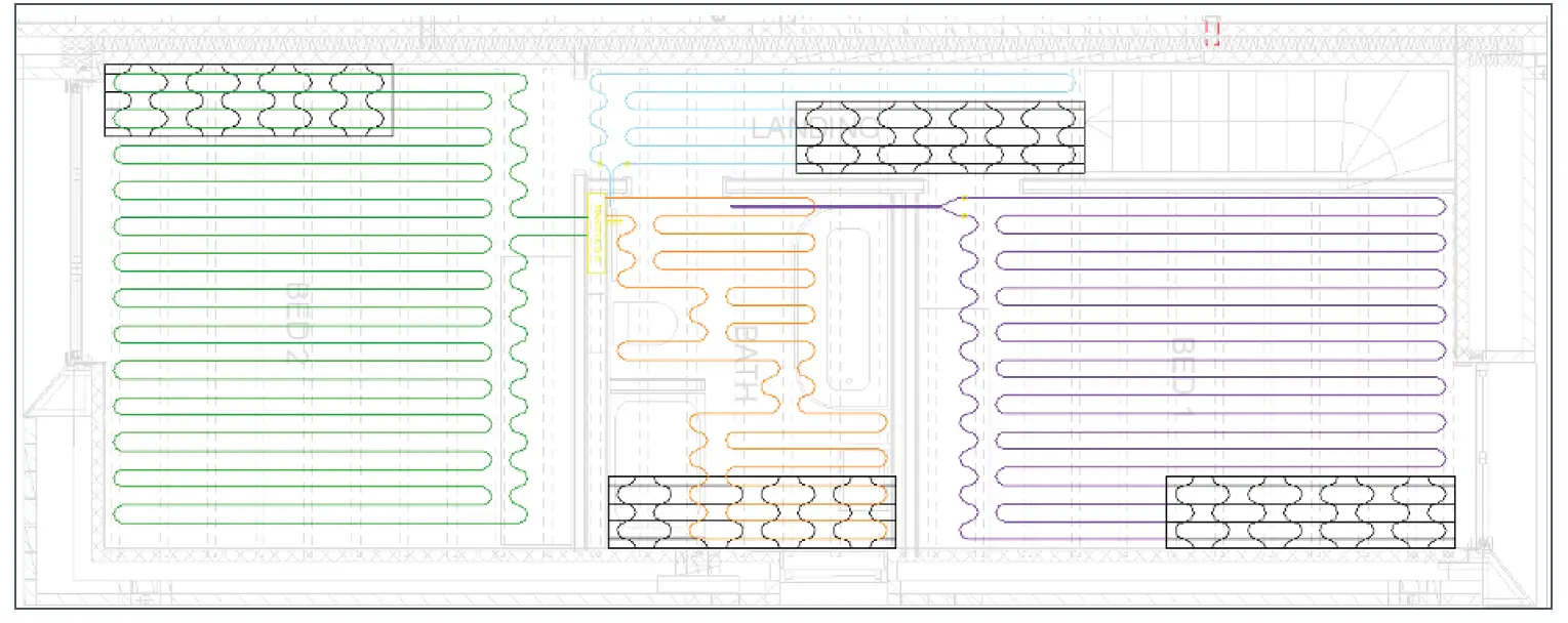 Nu-Heat Nu-Deck Integrated Structural Underfloor Heating System 8