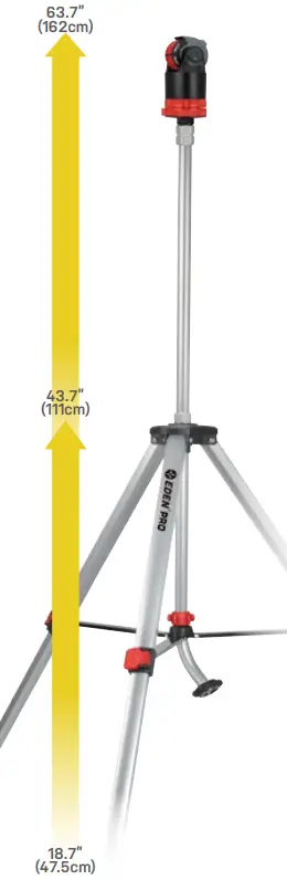 EDEN 94152EDAMZ Multi Pattern Sprinkler Plus Misting System - Figure