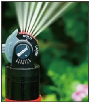 EDEN 94152EDAMZ Multi Pattern Sprinkler Plus Misting System - HIGHER LEVEL