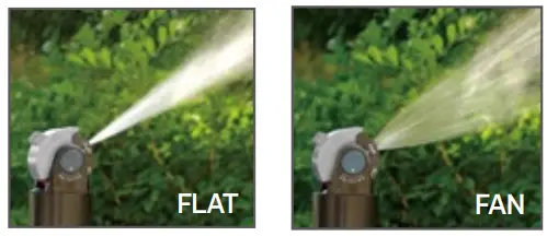 EDEN 94152EDAMZ Multi Pattern Sprinkler Plus Misting System - Spray Pattern Adjustments 1