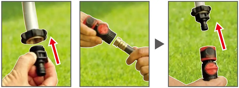 EDEN 94152EDAMZ Multi Pattern Sprinkler Plus Misting System - sprinkler