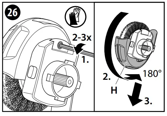 Replacing the joint brush