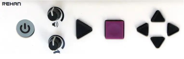 Rehan K1638 i Reader 2 8MP Camera - Control panel