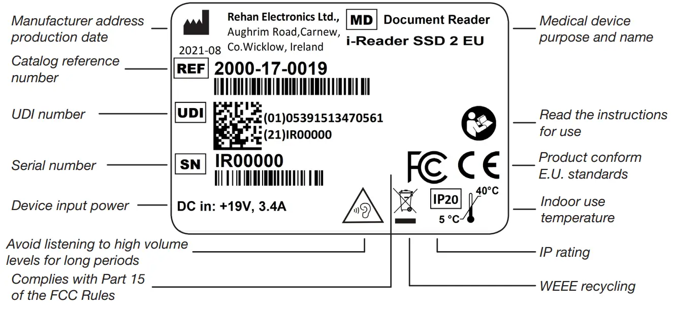 Rehan K1638 i Reader 2 8MP Camera - Warranty