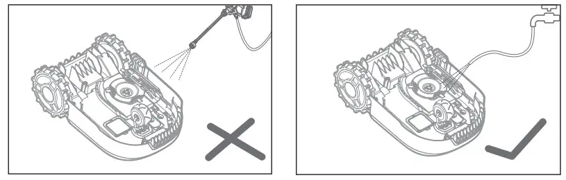 WORX WR149E 700m2 Landroid Automatic Robot Lawn Mower and Starter Kit - damage