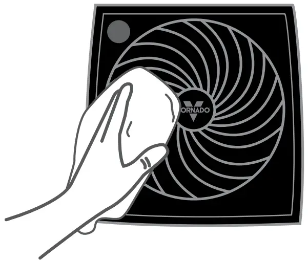 VORNADO 279TR Whole Room Circulator - CLEANING