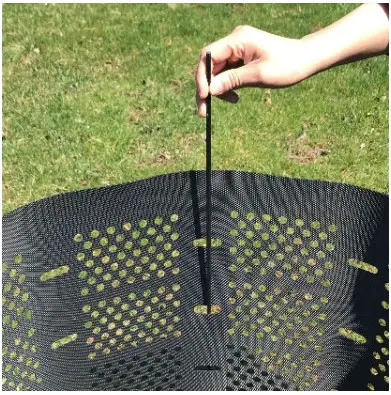 simpo 1999104 Compost Bin Expandable Backyard Outdoor Composter - rods through the top