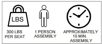 SUNVIVI DKX210WT 2 Piece Table - fig 4