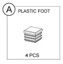SUNVIVI DKX210WT 2 Piece Table - fig 5