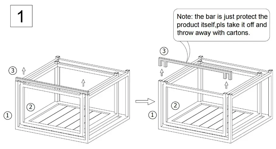SUNVIVI DKX210WT 2 Piece Table - fig 7
