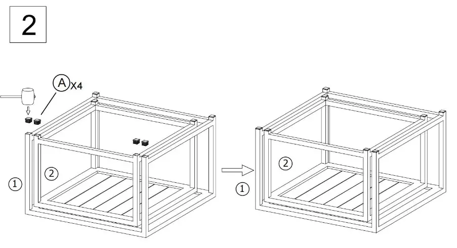 SUNVIVI DKX210WT 2 Piece Table - fig 8