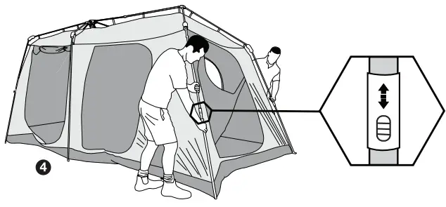 KIWI-camping-Falcon-6-Ezi-Up-Blackout-Family-Tent-fig 4