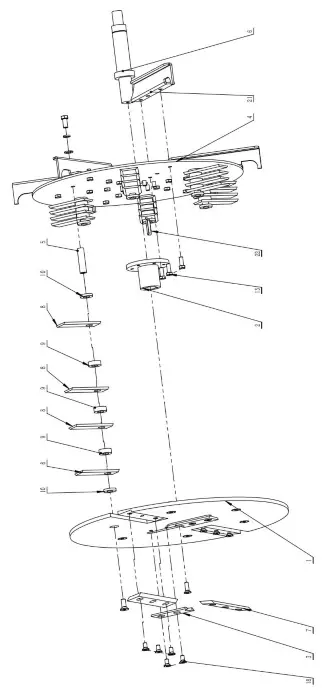 AGT INDUSTRIAL AGT-DGS1500 Wood Chipper - Parts List1