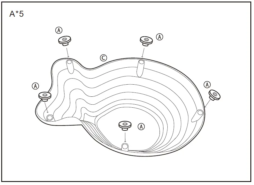 Outsunny-340-013-11-Piece-Balance-Stepping-Stones-FIG- (6)