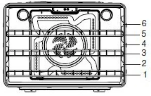 Whirlpool W11417284A Built In Electric Oven Control - Rack Positions