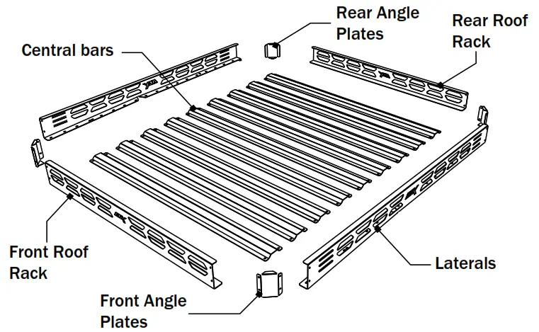 AFX MOTORSPORTS CAN050 Roof Rack - HOW TO INSTALL
