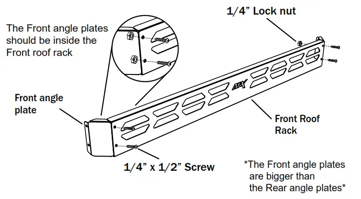 AFX MOTORSPORTS CAN050 Roof Rack - HOW TO INSTALL1