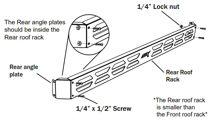 AFX MOTORSPORTS CAN050 Roof Rack - HOW TO INSTALL2