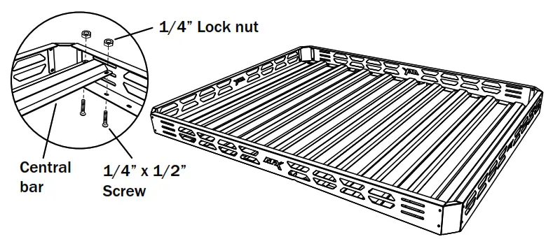 AFX MOTORSPORTS CAN050 Roof Rack - angle plates 2