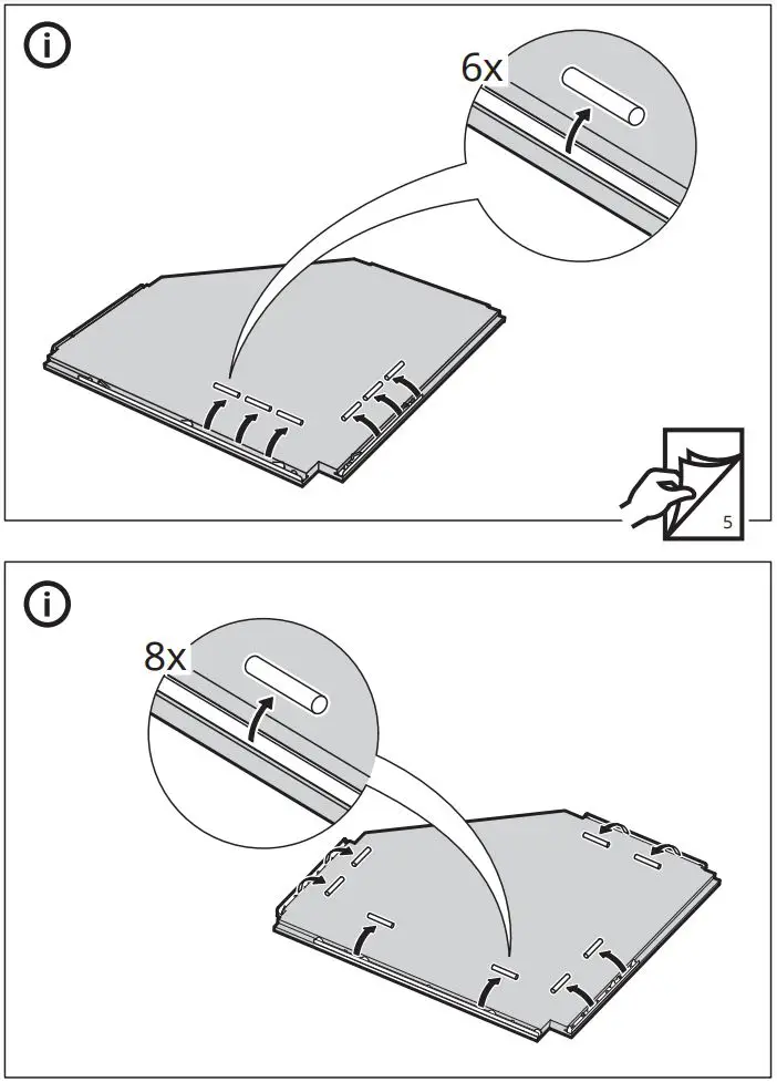 IKEA IVAR Corner Post Instruction Manual - How to use