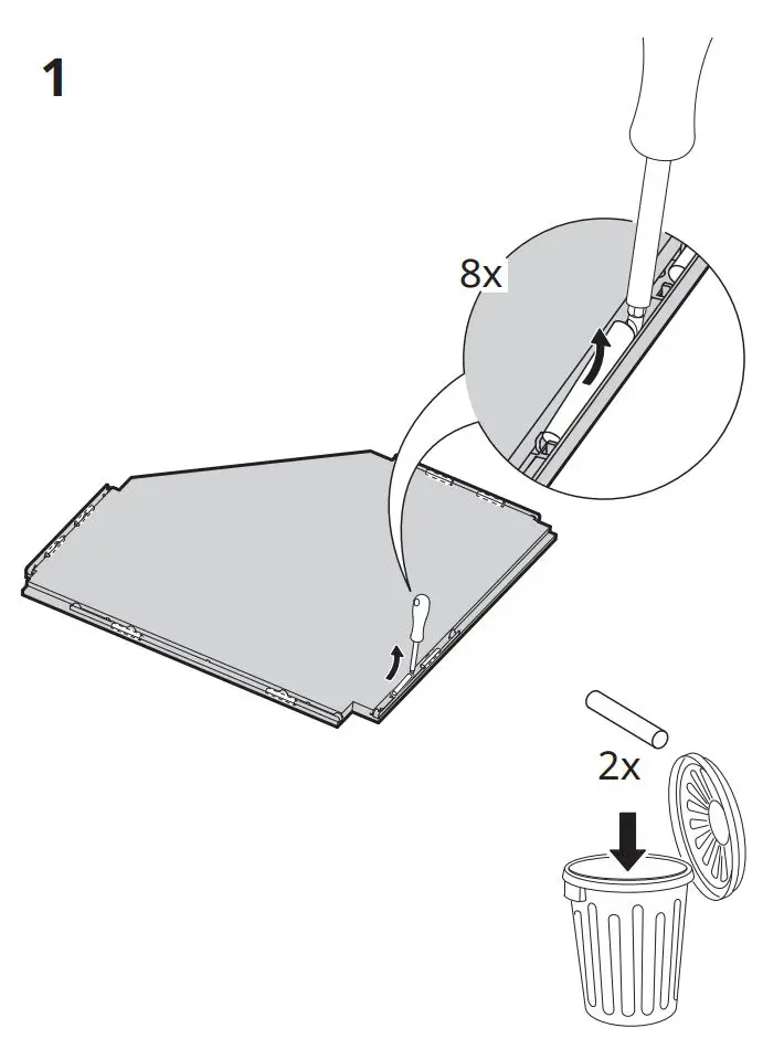 IKEA IVAR Corner Post Instruction Manual - How to use