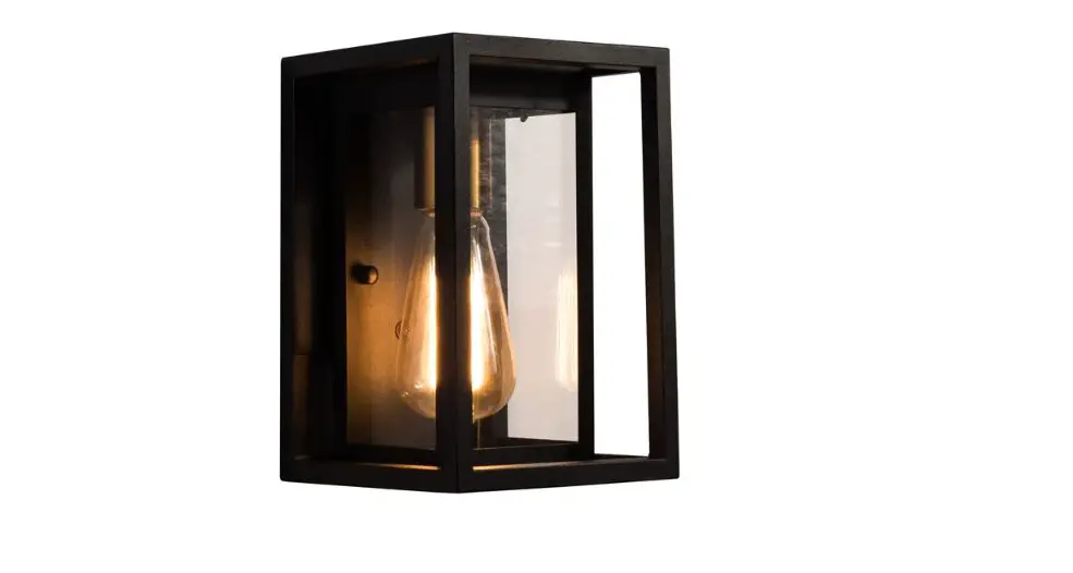 4modernhome Mx7003-w1bk Maxax Black 9.52in H Outdoor Wall Sconce User Manual