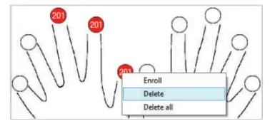Deleting Fingerprints
