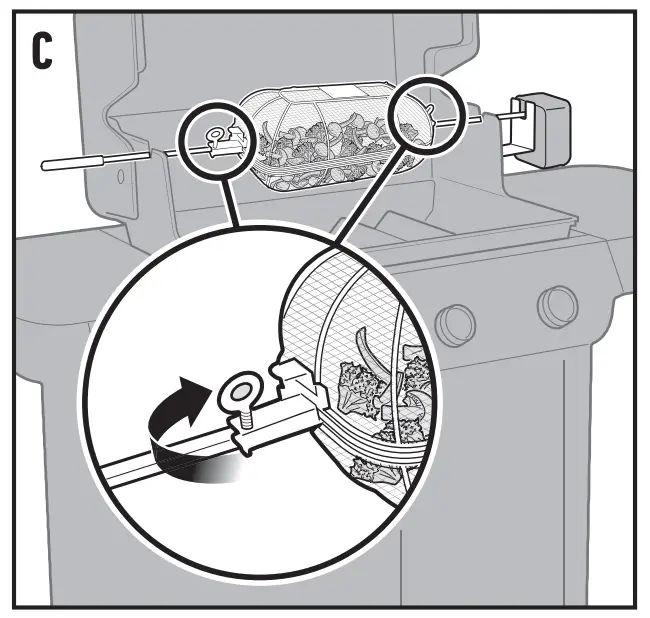 How to Install Rotisserie Crisping Basket