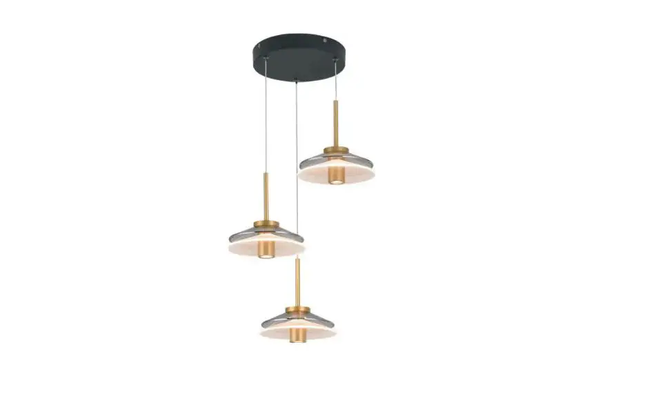 Vonn Vap2313bl 16 Inch Black/gold Pendant Ceiling Light Owner's Manual