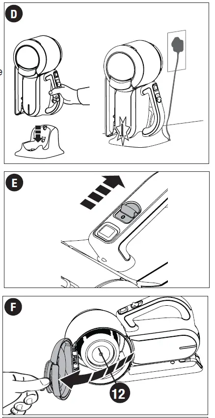 BLACK DECKER Bdh1600PL Cordless Hand Vacuum 4