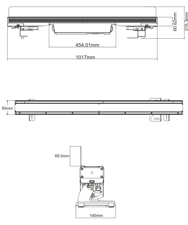 iridium 113531 Arc Bar Pro 1215 IP65 12x15W RGBW LED Light - fi 1g
