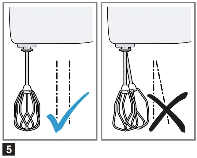 Processing food with the tools