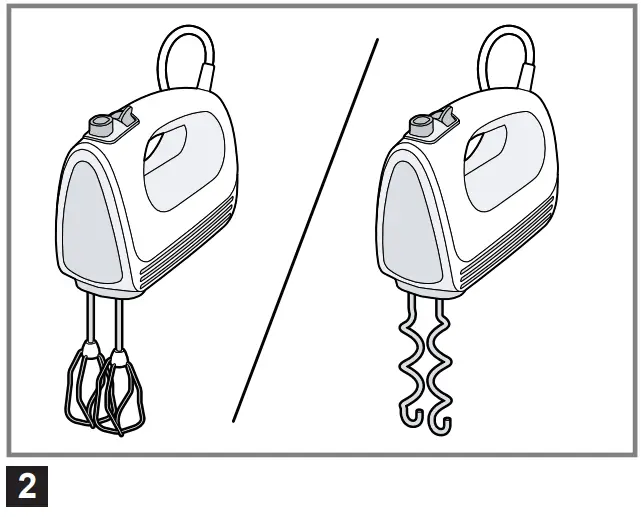 Processing food with the tools