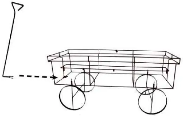 Winter Wonder Lane 810570664 31 Inch Light Up Wagon and Gift Boxes -hooks of the Handle