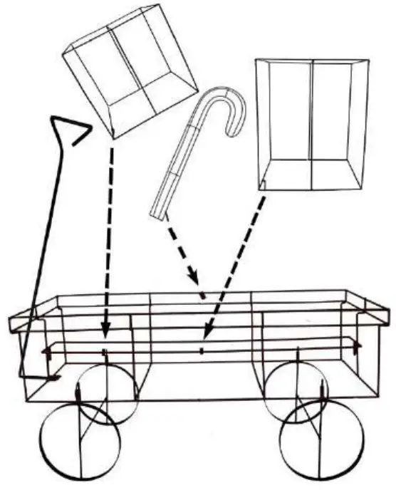 Winter Wonder Lane 810570664 31 Inch Light Up Wagon and Gift Boxes - soft ground