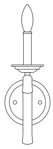 SIGNATURE HARDWARE 440744 Birkdale Sconce Wall Lamp Sconce Murale