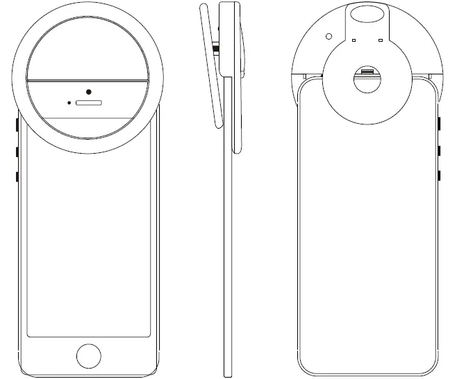 OTTO OTSELFLITE Selfie Ring Light 3