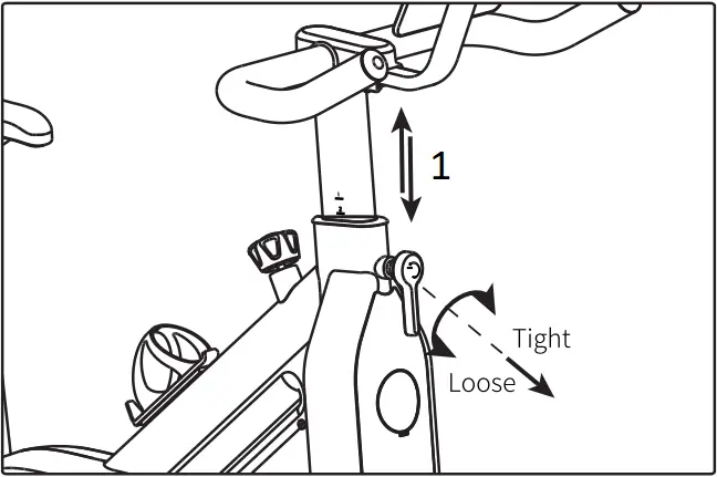 YESOUL C1H - Adjust Bike 1