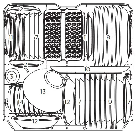 Midea MDW 14D8 OD Built In Dishwasher - OPERATION INSTRUCTIONS 6