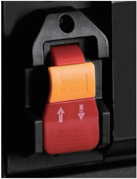 VEVOR M1B LS 3305 Thicknesser - Operate switch