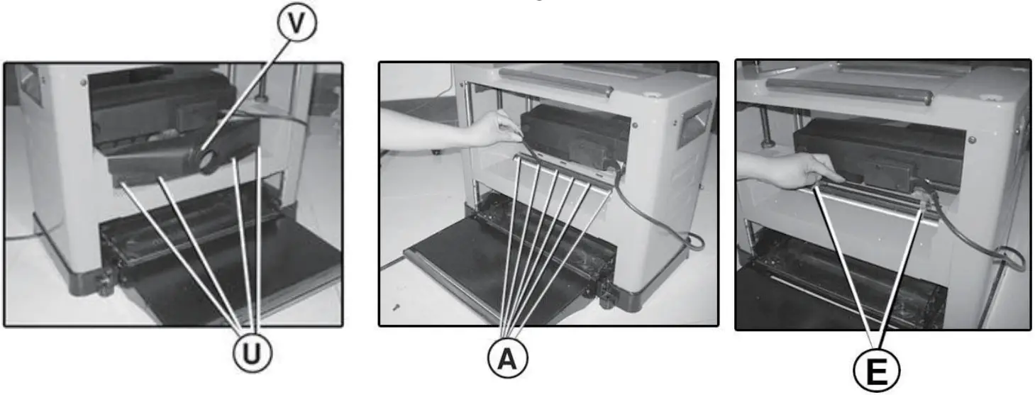 VEVOR M1B LS 3305 Thicknesser - knife blade