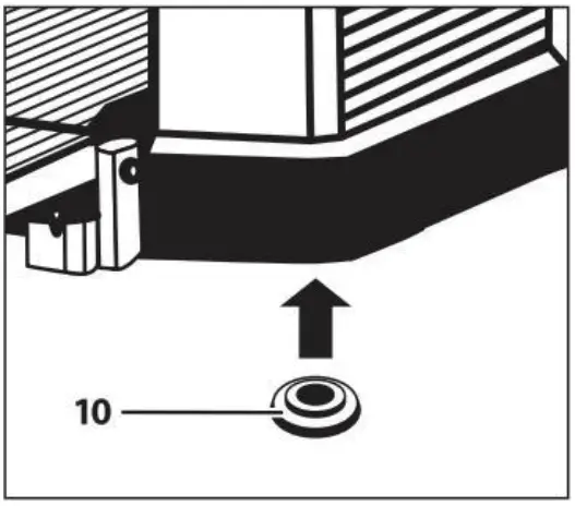 VEVOR M1B LS 3305 Thicknesser - use foot frame