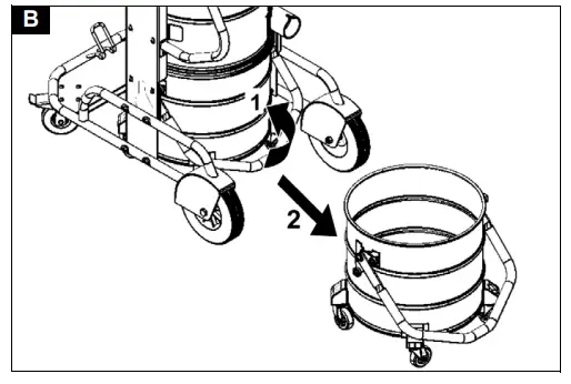 K RCHER IVM 60-36-3 Industrial Vacuum Cleaner - Parts 2