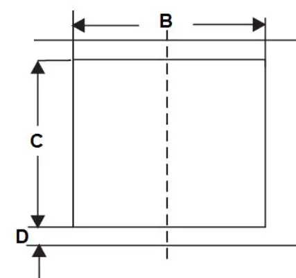 Balculina EHC-360E H Built In Oven and Hob User Manual - Dimensions of the installation opening